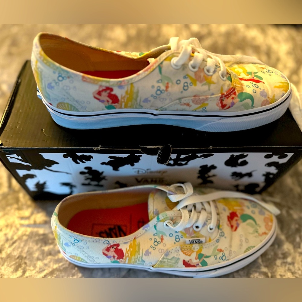 Disney Little Mermaid Authentic Vans